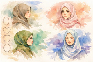 How to Choose Hijab for Face Shape - Muslima Wear