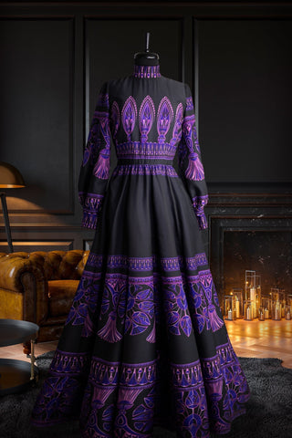 Eva Violet Dress - Muslima Wear