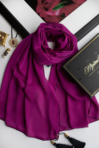 Fuchsia Hijab - Muslima Wear