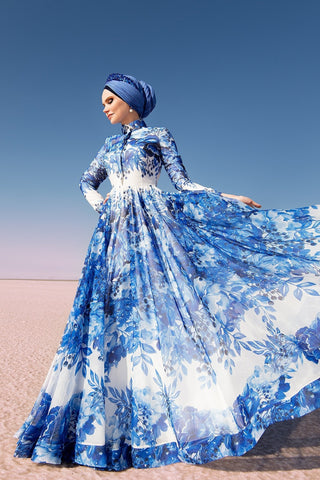 Iceberry Blue Dress - Muslima Wear 2