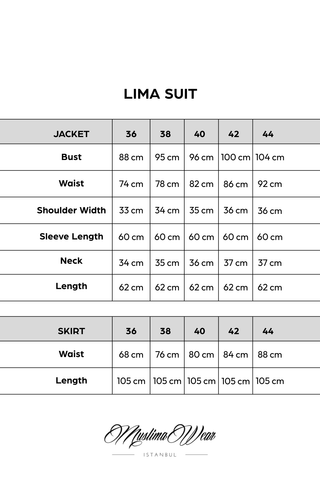 Lima Suit in Black - Muslima Wear