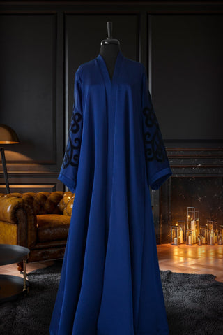 Muslima Berry Blue Abaya - Muslima Wear