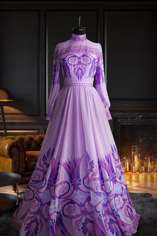 Rose Lale Chiffon Dress - Muslima Wear