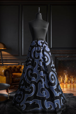 Silkway Silver Skirt - Muslima Wear