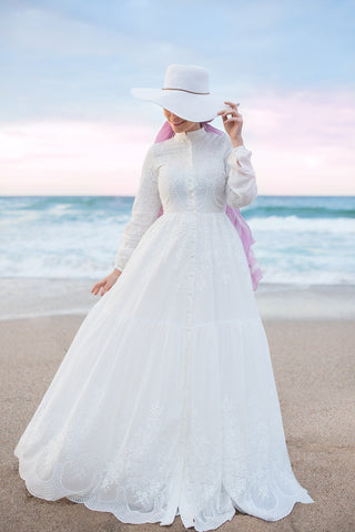 White Dream Dress - Muslima Wear 1